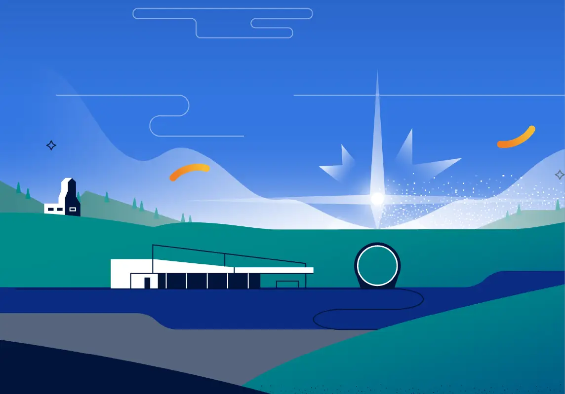 Illustration of SURF Above Ground Facility